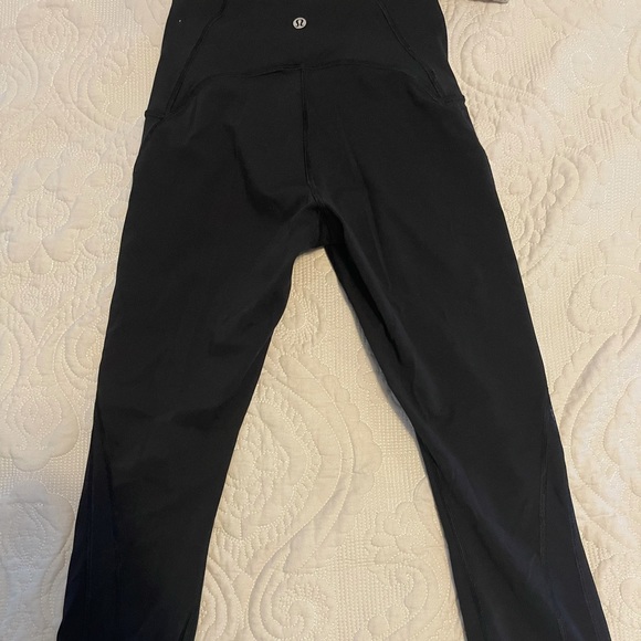 Lululemon black leggings 22” inseam - Picture 1 of 4